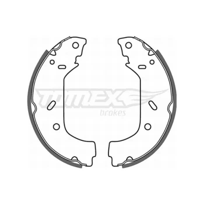 Гальмівна колодка барабанна Tomex (TX 20-98)