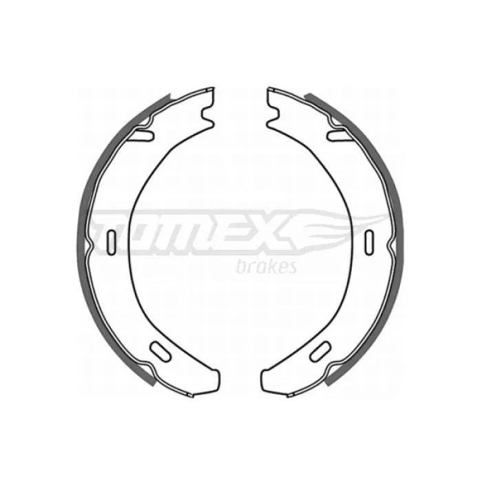 Гальмівна колодка барабанна Tomex (TX 21-20)