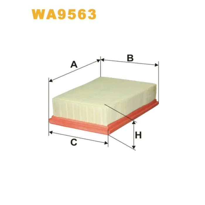 Фільтр повітря Nissan Qashqai, X-Trail II; Renault Koleos Wix Filters (WA9563)
