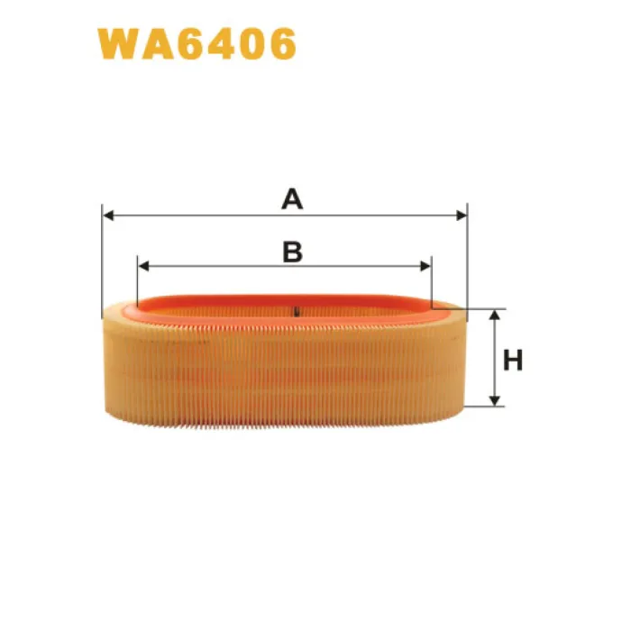 Фільтр повітря Metro-Cammell-Weymann Taxi Cab/Metrocab; Ford Tourneo, Transit (86), Wix Filters (WA6406)