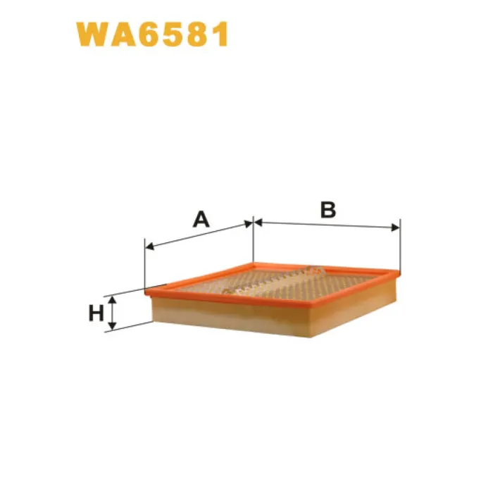 Фільтр повітря Mercedes S (W140) Wix Filters (WA6581)