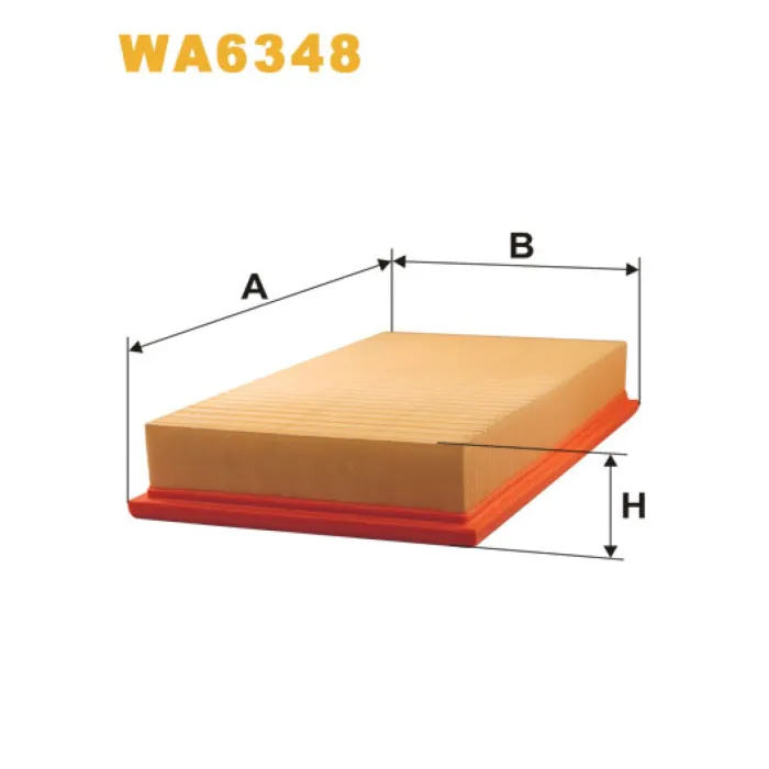 Фільтр повітря Mazda 626 (87-92) (GD/GV), 626 (91-98) (GE) Wix Filters (WA6348)