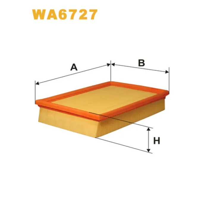 Фільтр повітря Citroen C4; Peugeot 307/307 SW Wix Filters (WA6727)