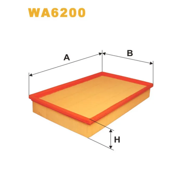 Фільтр повітря Fiat Croma; Lancia Kappa, Thema Wix Filters (WA6200)