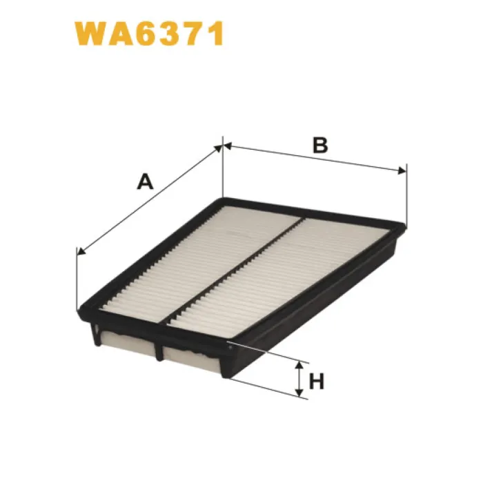 Фільтр повітря Kia Clarus Wix Filters (WA6371)