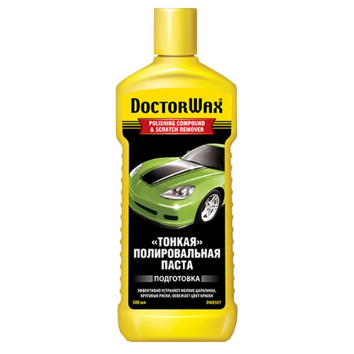 Паста для полірування кузова Doctor Wax "Тонка" 300 мл (DW8307)