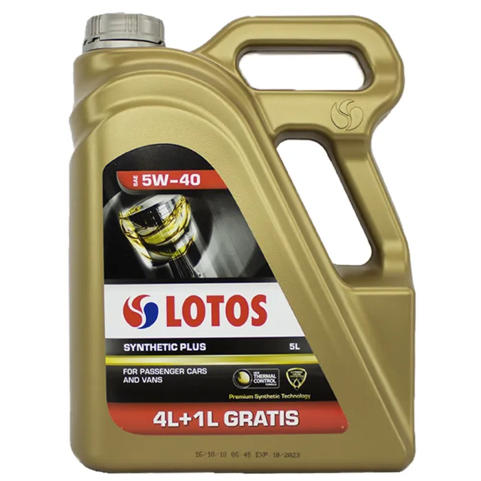 Олива моторна LOTOS Synthetic Plus A3/B4 SN/CF 5W-40 4 л + 1 л (WF-K402Y00-0H0)