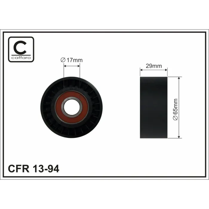 Ролик натяжний CAFFARO (13-94)