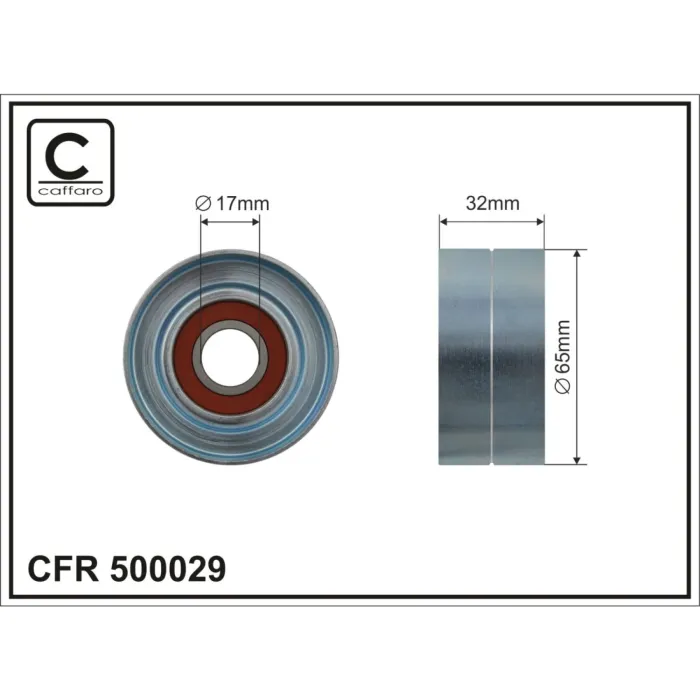 Ролик натяжний CAFFARO (500029)