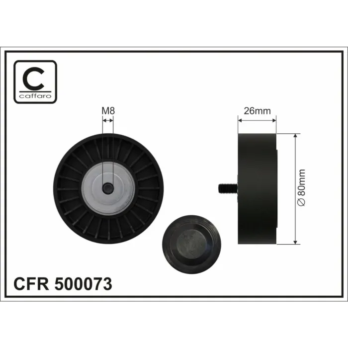 Ролик натяжний CAFFARO (500073)