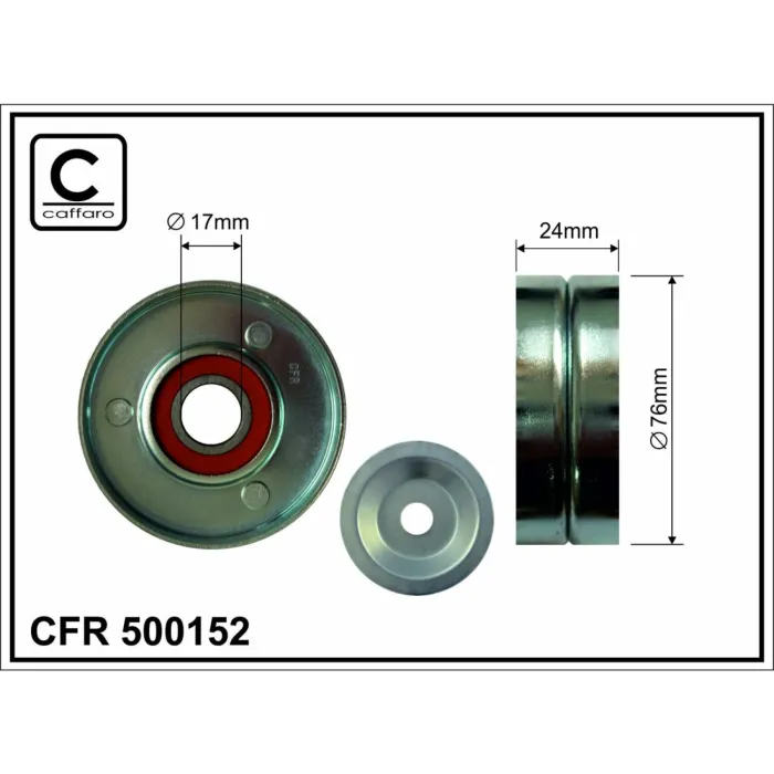 Ролик натяжний CAFFARO (500152)