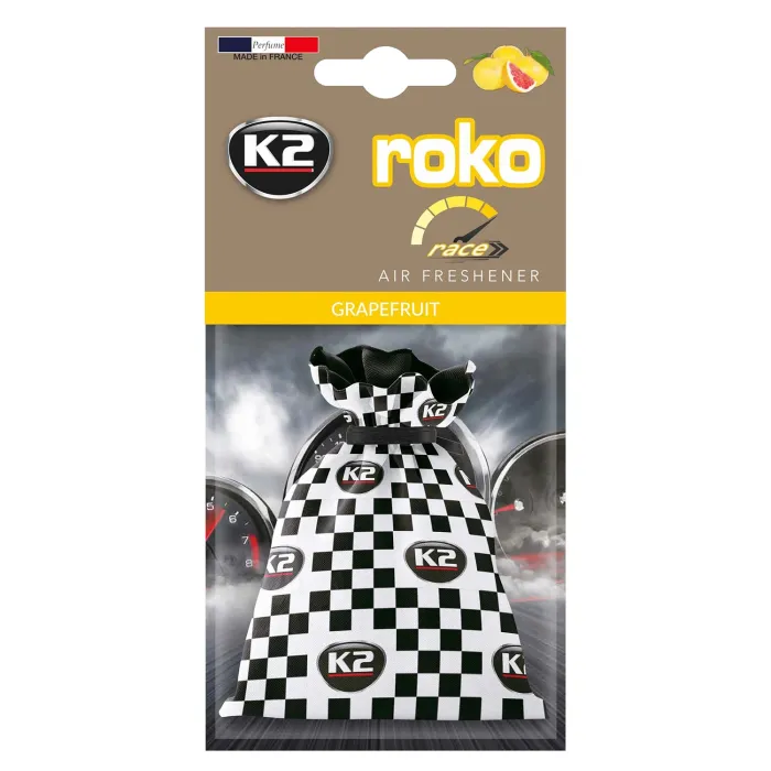 Ароматизатор для салону авто K2 Roko Race "Грейпфрут" 25 г (V824R)