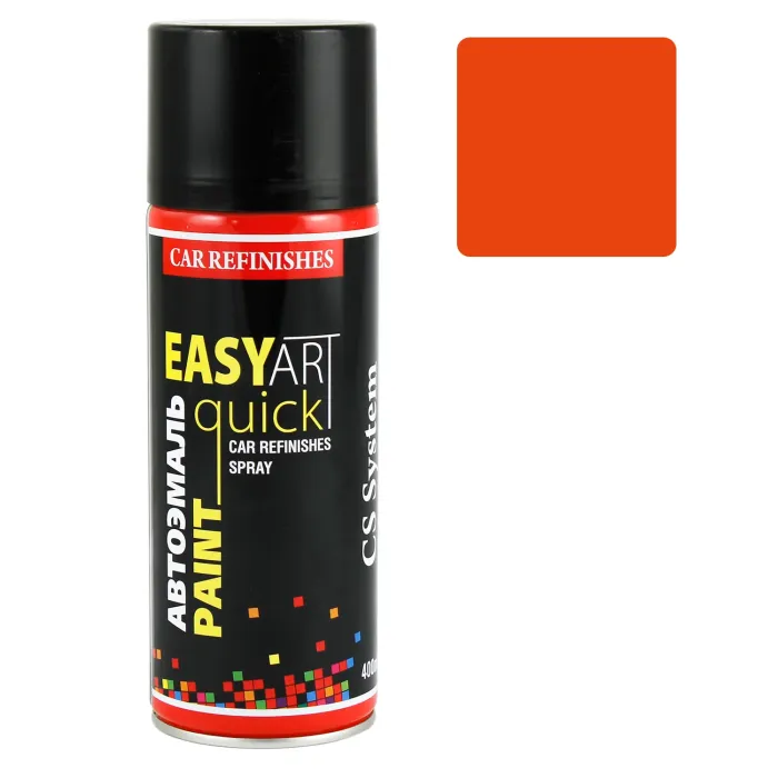 Емаль автомобільна CS SYSTEM Easy Art Quick Paint 1025 Помаранчева глянцева аерозоль 400 мл