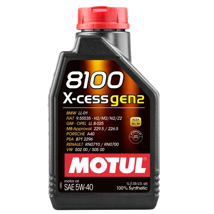 Олива моторна MOTUL 8100 X-clean gen2 5W-40 1 л (109774)