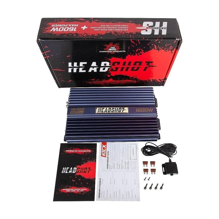 Усилитель Kicx HeadShot HS 1600