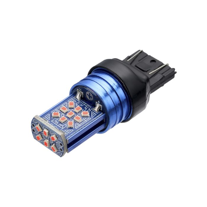 Світлодіодна лампа TBS T20 2016-24SMD-RED W21/5W W3X16d 12V