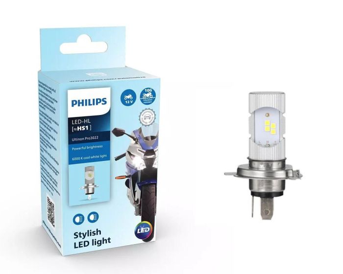 Світлодіодна мотолампа PHILIPS 11636U3022X1 HS1 Ultinon Pro3022 Moto PX43t