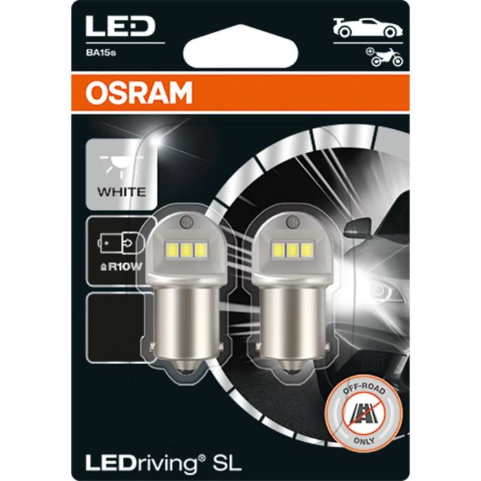 Комплект світлодіодних ламп OSRAM LEDriving SL 5008DWP-02B R5/R10W 6000K 12V White (2 шт)