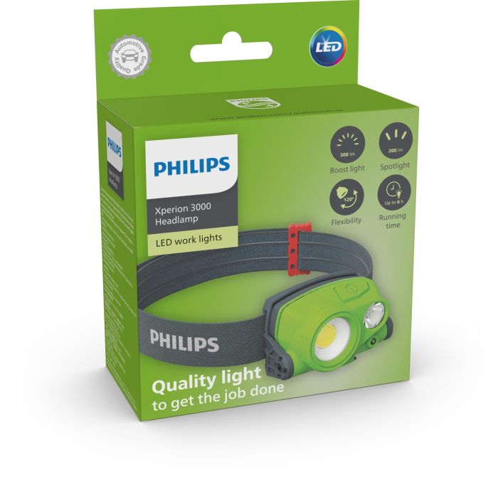 Ліхтар налобний Philips LED Headlamp X30HEADX1 Xperion 3000 WSL