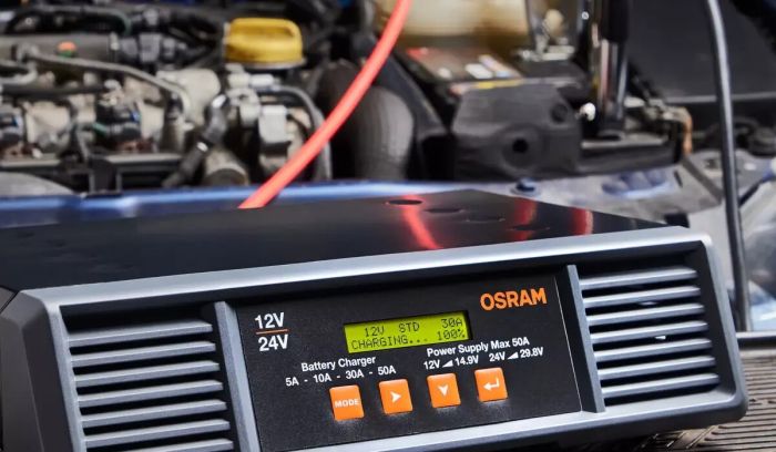 Зарядний пристрій для акумуляторів Osram BATTERYcharge PRO 50A 12/24V OSCP5024