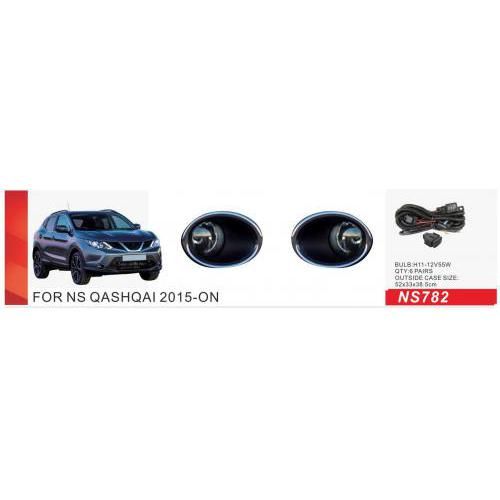 Фари дод. модель Nissan Qashqai 2013-17/NS-782/H11-12V55W/ел.проводка (NS-782)