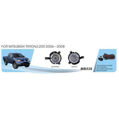 Фари дод. модель Mitsubishi Triton/L200 2006-08/MB-539B/HB4(9006)-12V51W/ел.проводка (MB-539B)