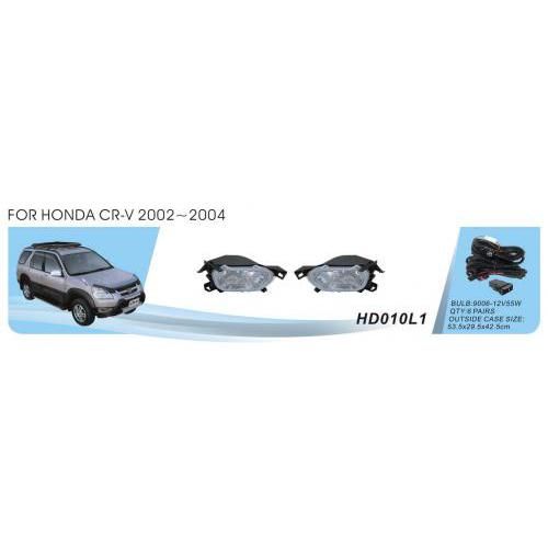 Фари дод. модель Honda CR-V/2002-04/HD-010L1/9006-12V55W/ел.проводка (HD-010L1&L2)