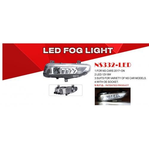 Фари дод. модель Nissan Cars 2017-/NS-332L/LED-12V9W700Lm/eл.проводка (NS-332-LED)