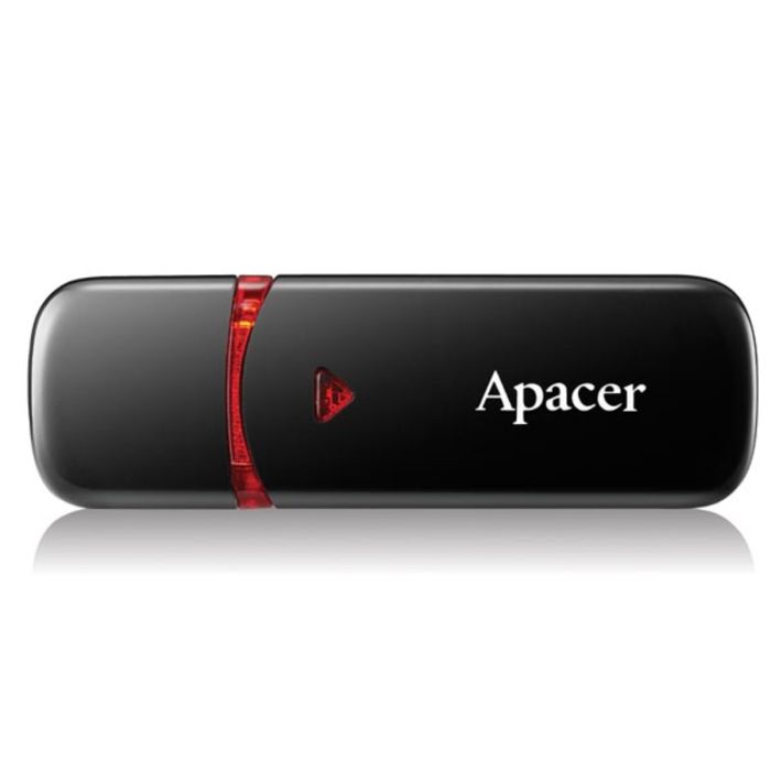 Флеш накопичувач APACER USB 2.0 AH333 64GB BLACK