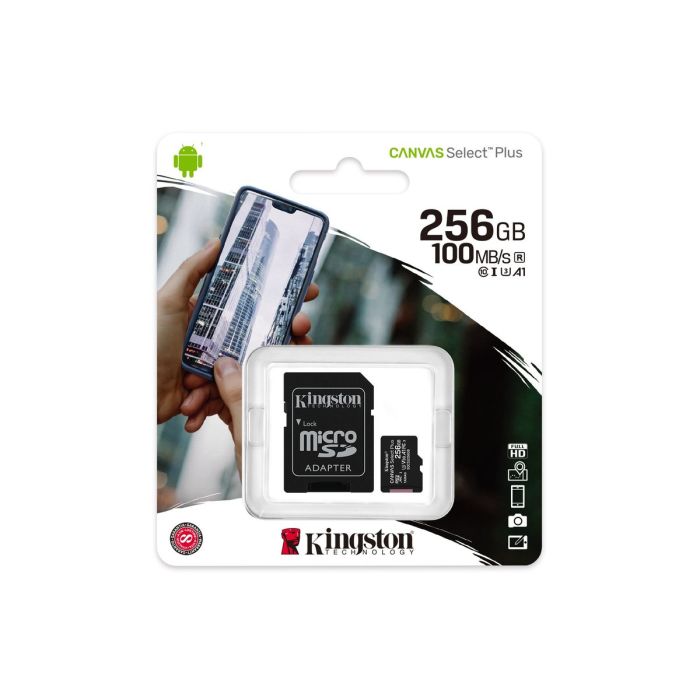 Карта Пам'яті KINGSTON CANVAS SELECT PLUS 256GB CLASS 10 А1