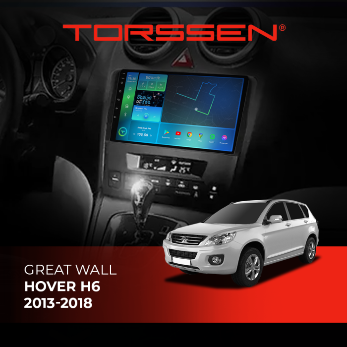 Штатна магнітола Torssen Great Wall Hover H6 2013-2018 F9116