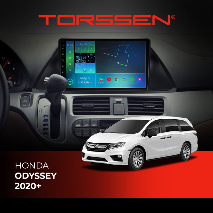 Штатная магнитола Torssen Honda Odyssey 2020+ F10116