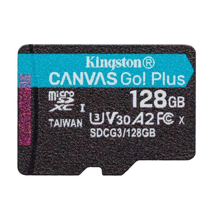 Карта Пам'яті KINGSTON CANVAS GO PLUS 128GB CLASS 10 A2 V30